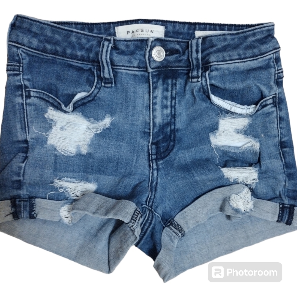 Pacsun Super Stretchy Distressed Shorties